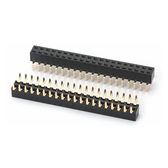 2.0mm 双排错位松脚排母